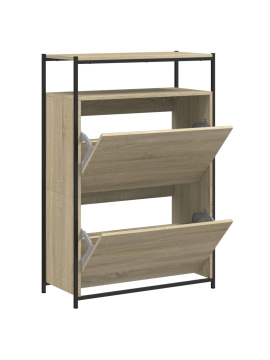 Botník dub sonoma 75 x 34 x 112 cm kompozitní dřevo