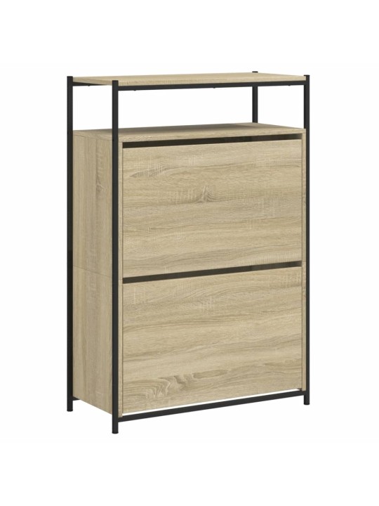 Botník dub sonoma 75 x 34 x 112 cm kompozitní dřevo