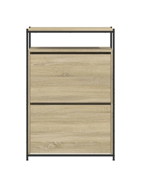 Botník dub sonoma 75 x 34 x 112 cm kompozitní dřevo