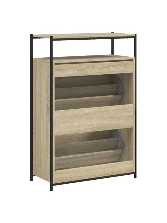 Botník dub sonoma 75 x 34 x 112 cm kompozitní dřevo