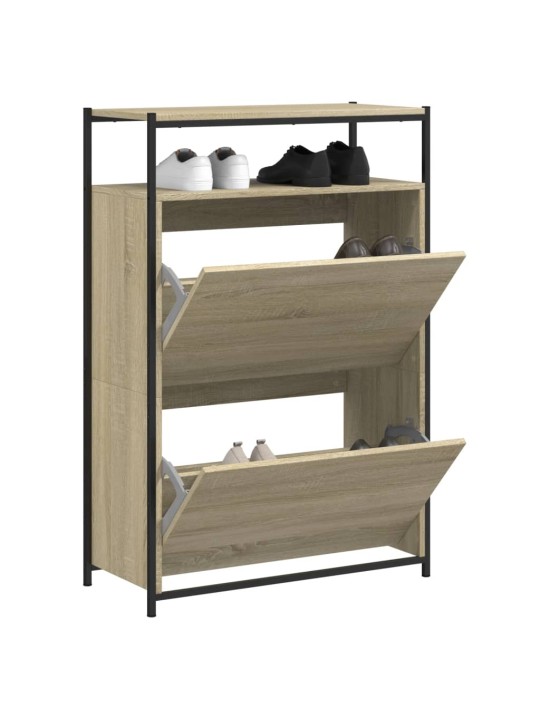 Botník dub sonoma 75 x 34 x 112 cm kompozitní dřevo