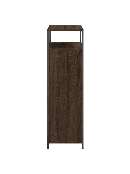 Botník hnědý dub 75 x 34 x 112 cm kompozitní dřevo