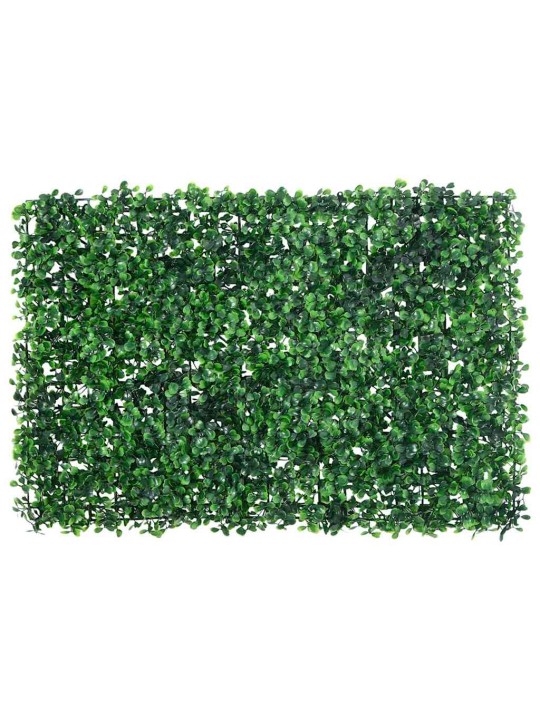  umělý plot z listnatého keře 6 ks zelený 40 x 60 cm