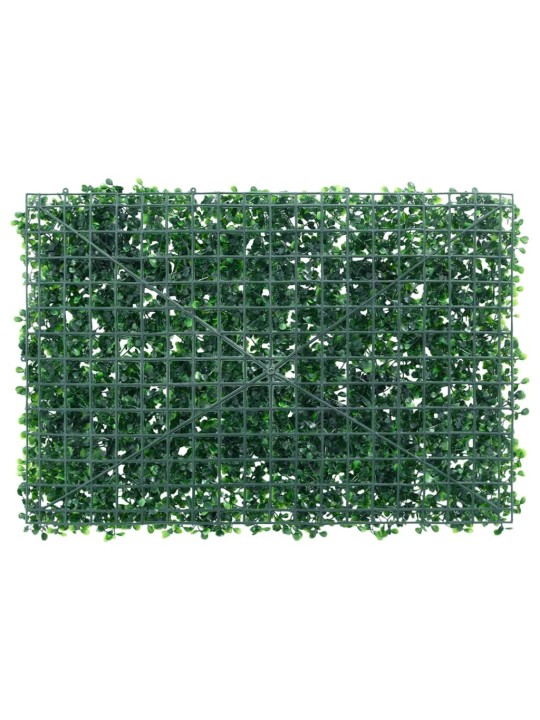  umělý plot z listnatého keře 6 ks zelený 40 x 60 cm