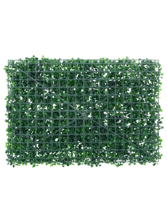  umělý plot z listnatého keře 6 ks zelený 40 x 60 cm
