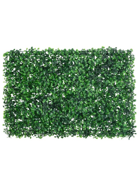  umělý plot z listnatého keře 24 ks zelený 40 x 60 cm