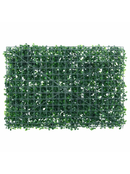  umělý plot z listnatého keře 24 ks zelený 40 x 60 cm