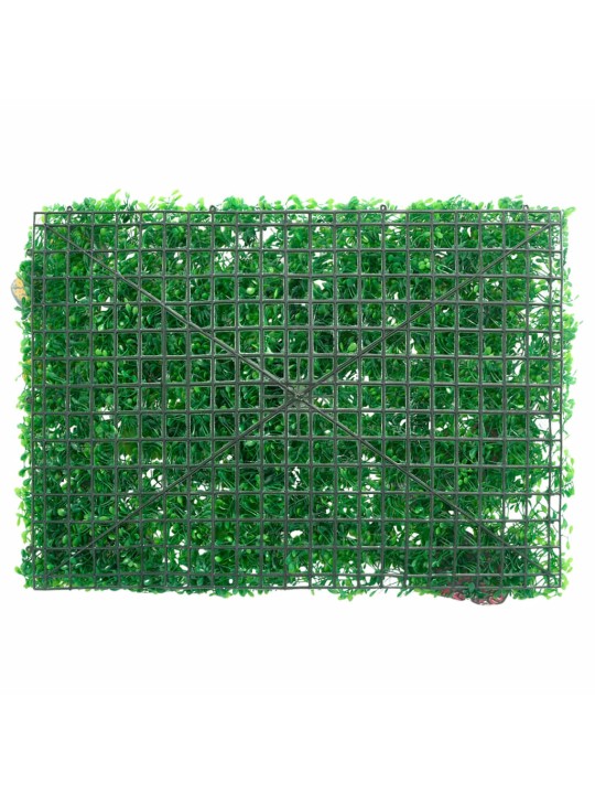  Umělý plot s rostlinami 6 ks zelený 40 x 60 cm