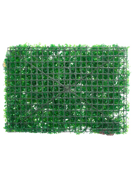  Umělý plot s rostlinami 24 ks zelený 40 x 60 cm