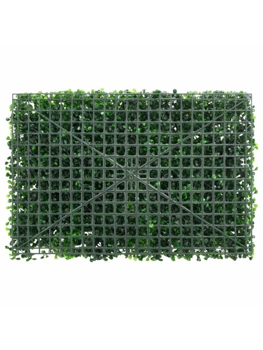  umělý plot s rostlinami 6 ks zelený 40 x 60 cm