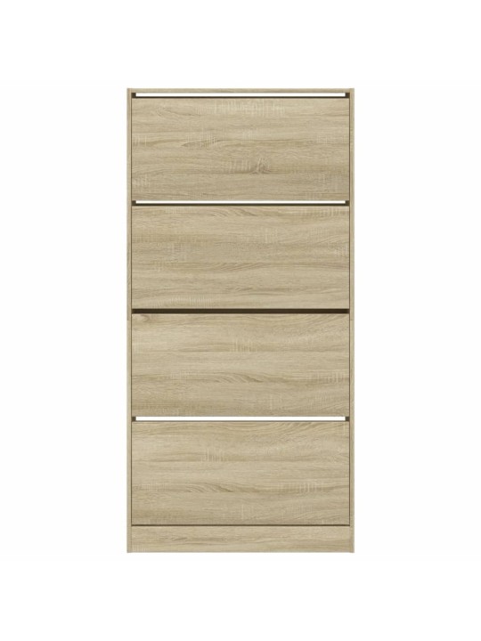 Botník se 4 výklopnými zásuvkami dub sonoma 80 x 21 x 163,5 cm