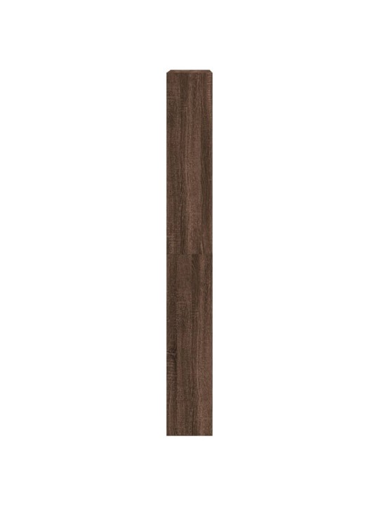 Botník se 4 výklopnými zásuvkami hnědý dub 80 x 21 x 163,5 cm