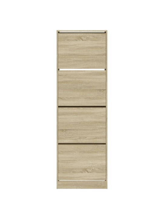 Botník se 4 výklopnými zásuvkami dub sonoma 60 x 34 x 187,5 cm