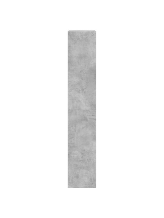 Botník se 4 výklopnými zásuvkami betonově šedý 60x34x187,5 cm