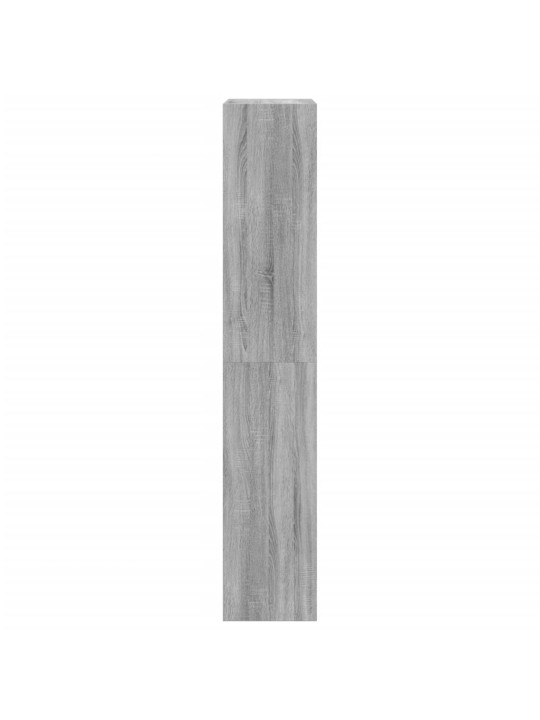 Botník se 4 výklopnými zásuvkami šedý sonoma 60 x 34 x 187,5 cm