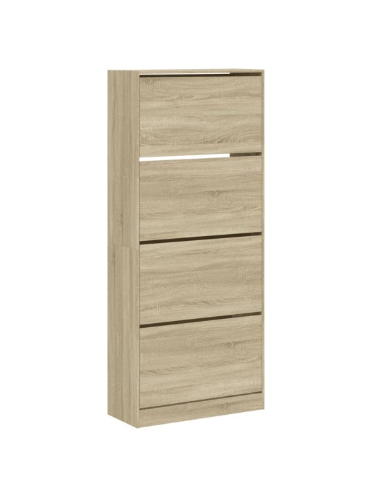 Botník se 4 výklopnými zásuvkami dub sonoma 80 x 34 x 187,5 cm