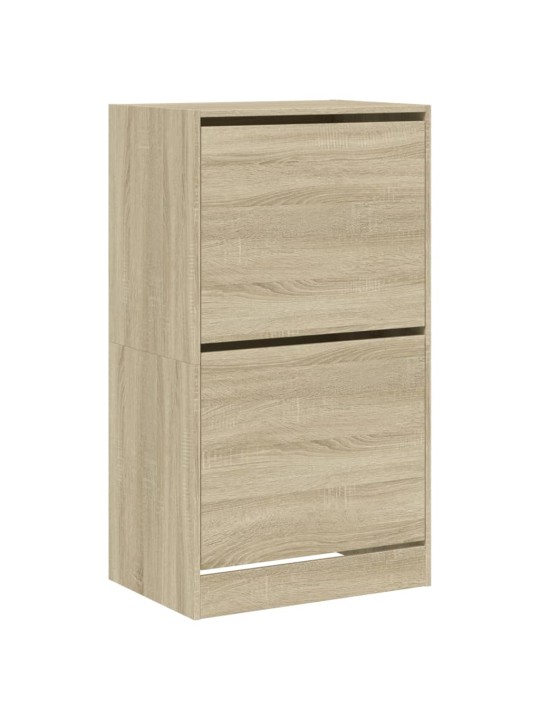 Botník se 2 výklopnými zásuvkami dub sonoma 60 x 42 x 108 cm