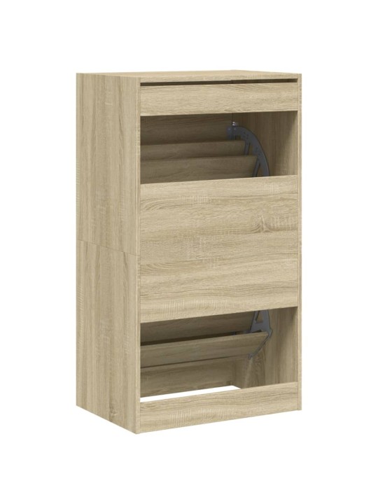 Botník se 2 výklopnými zásuvkami dub sonoma 60 x 42 x 108 cm
