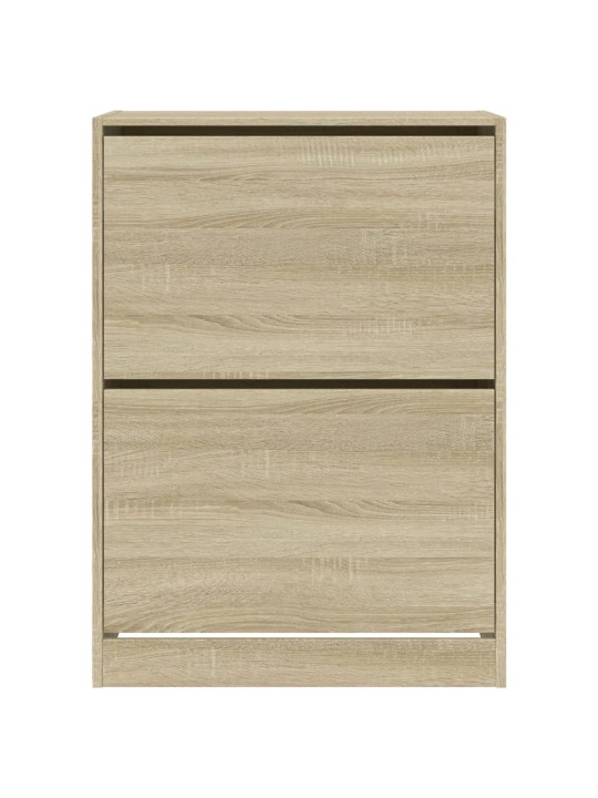 Botník se 2 výklopnými zásuvkami dub sonoma 80 x 42 x 108 cm