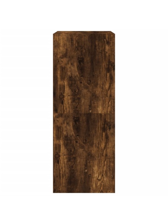 Botník se 2 výklopnými zásuvkami kouřový dub 80 x 42 x 108 cm