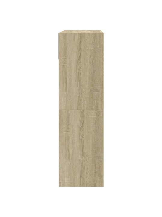 Botník se 2 výklopnými zásuvkami dub sonoma 80 x 34 x 116 cm