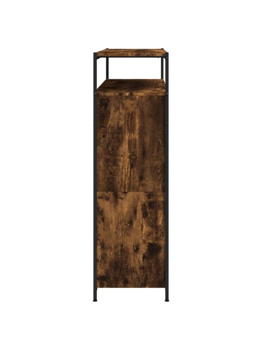 Botník se 4 výklopnými zásuvkami kouřový dub 100 x 34 x 112 cm