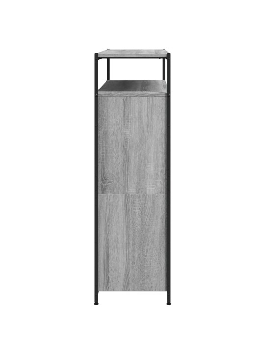 Botník se 4 výklopnými zásuvkami šedý sonoma 100 x 34 x 112 cm