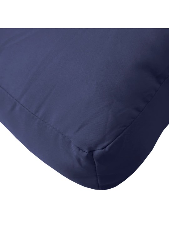Poduška na palety námořnicky modrá 60 x 60 x 12 cm textil