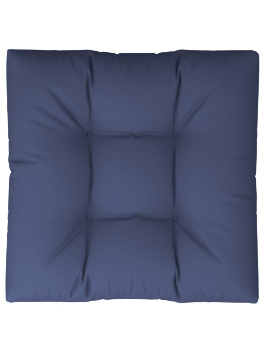 Poduška na palety námořnicky modrá 80 x 80 x 12 cm textil