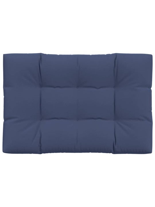 Poduška na palety námořnicky modrá 120 x 80 x 12 cm textil