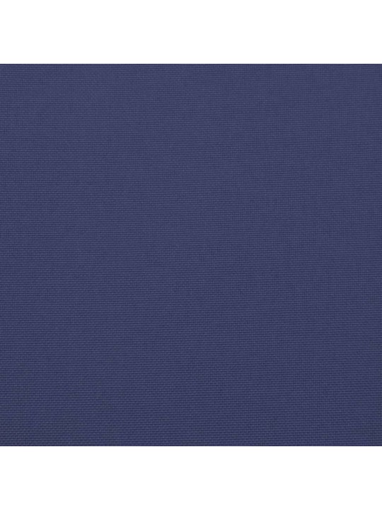 Sada podušek na palety námořnicky modrá 60 x 40 x 12 cm textil