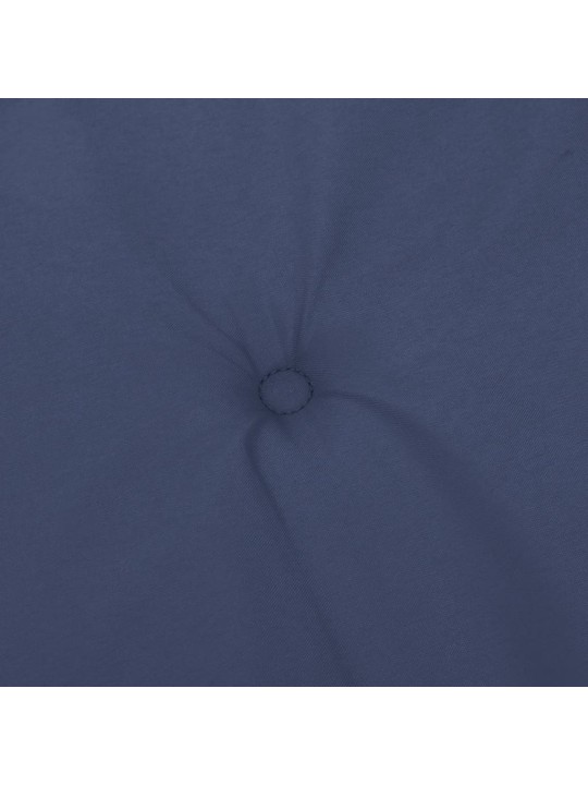 Podušky na židli s vysokým opěradlem 2ks námořnická modř textil