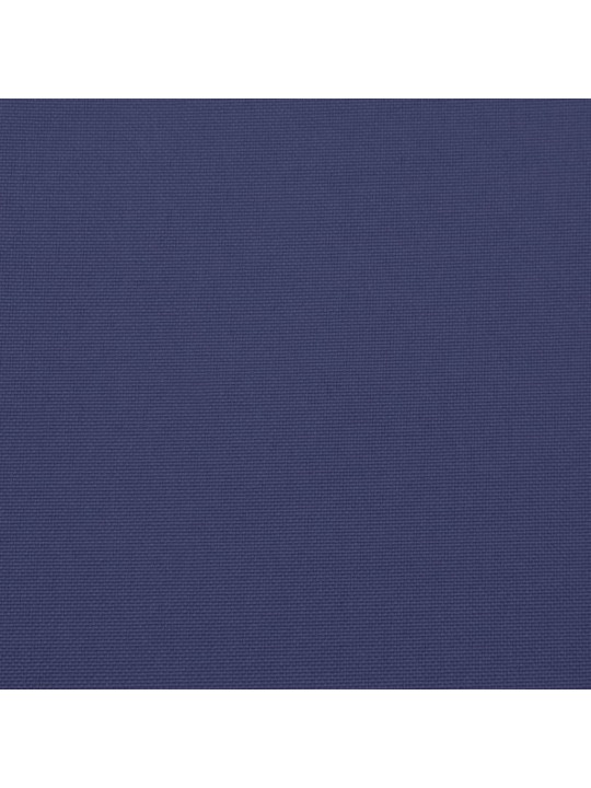 Podušky na židli s vysokým opěradlem 4ks námořnická modř textil