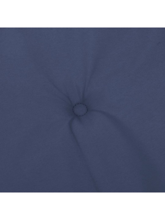 Podušky na židli s vysokým opěradlem 6ks námořnická modř textil