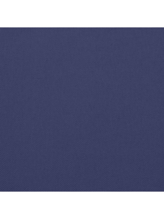 Podušky na židli s nízkým opěradlem 2 ks námořnická modř textil