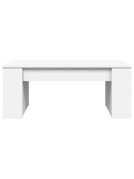 Konferenční stolek bílý 102 x 55 x 42 cm kompozitní dřevo