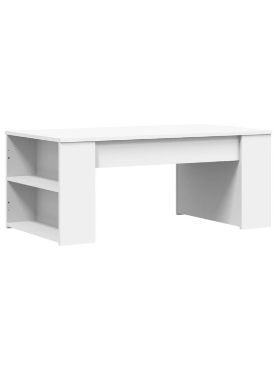 Konferenční stolek bílý 102 x 55 x 42 cm kompozitní dřevo