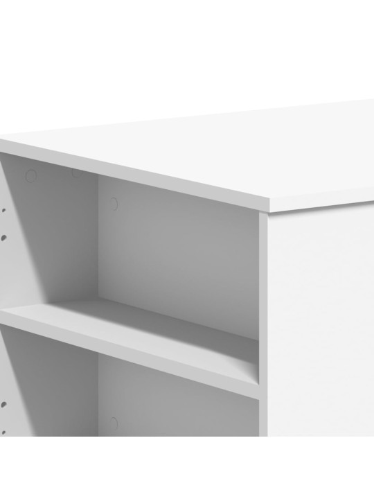 Konferenční stolek bílý 102 x 55 x 42 cm kompozitní dřevo