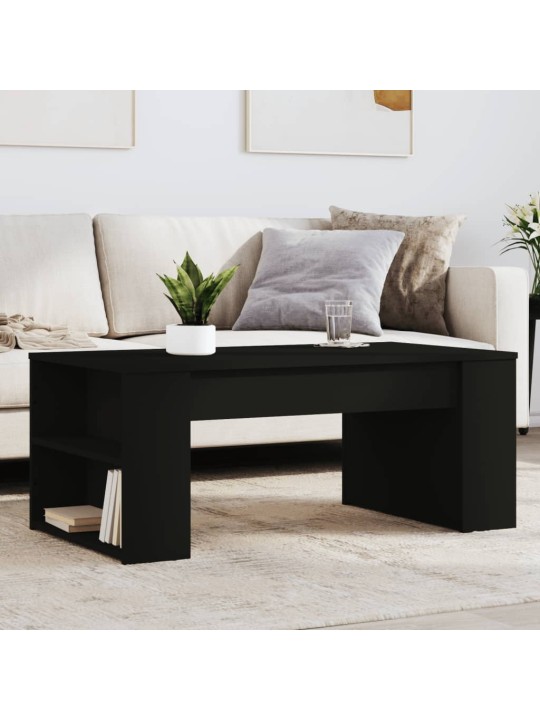 Konferenční stolek černý 102 x 55 x 42 cm kompozitní dřevo