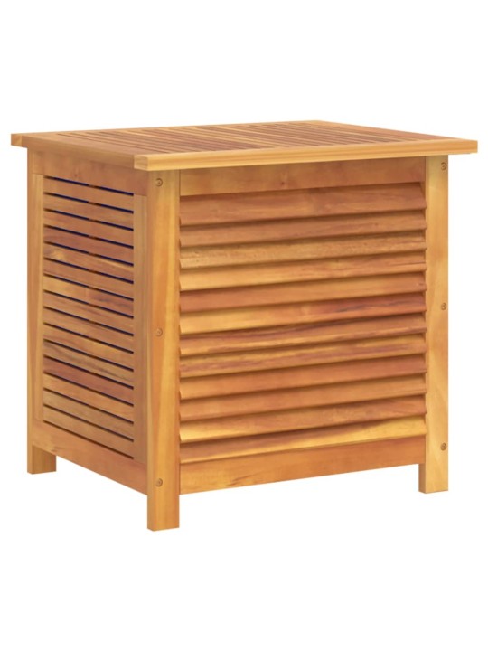 Zahradní úložný box s lamelami 60 x 50 x 56 cm masivní akácie