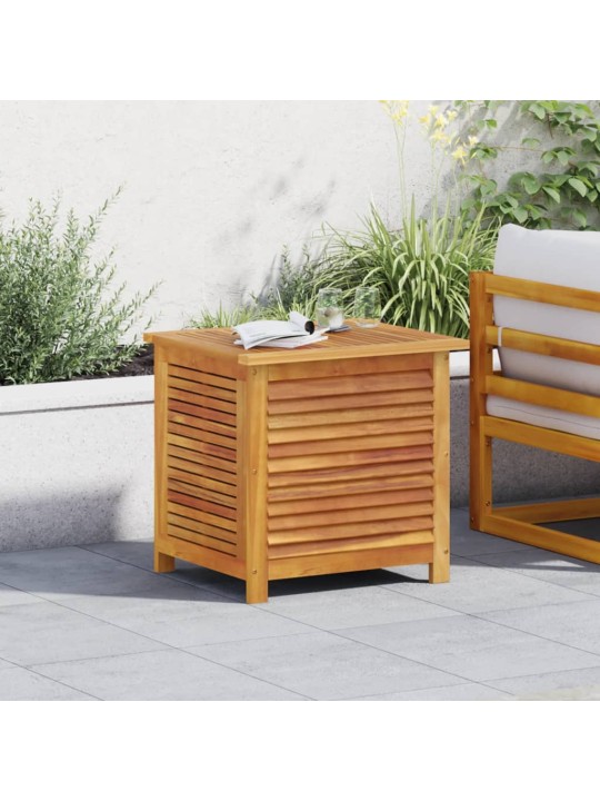 Zahradní úložný box s lamelami 60 x 50 x 56 cm masivní akácie