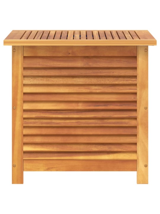 Zahradní úložný box s lamelami 60 x 50 x 56 cm masivní akácie
