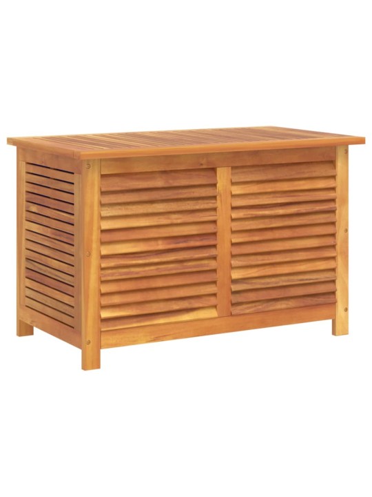 Zahradní úložný box s lamelami 90 x 50 x 56 cm masivní akácie