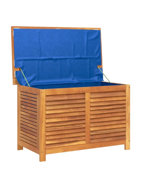 Zahradní úložný box s lamelami 90 x 50 x 56 cm masivní akácie