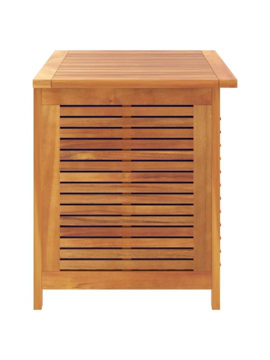 Zahradní úložný box s lamelami 90 x 50 x 56 cm masivní akácie
