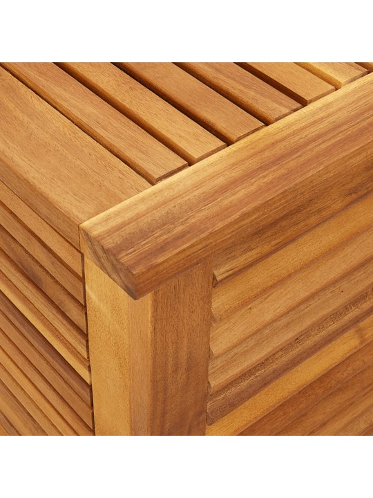 Zahradní úložný box s lamelami 90 x 50 x 56 cm masivní akácie