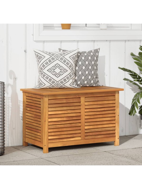 Zahradní úložný box s lamelami 90 x 50 x 56 cm masivní akácie