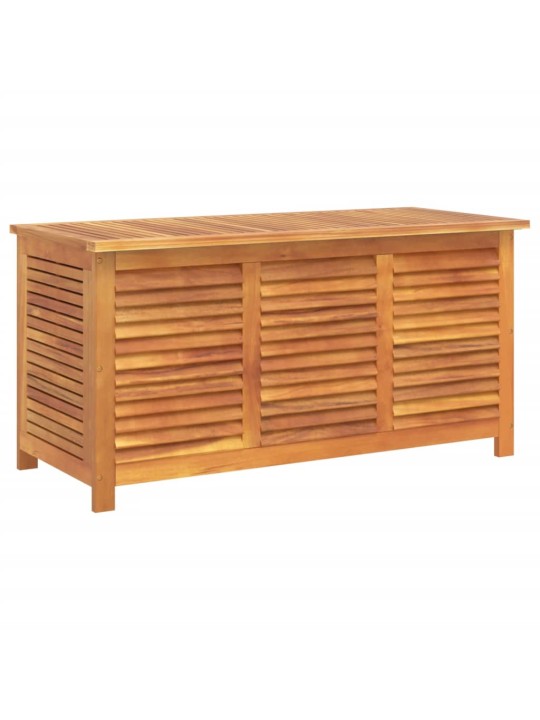 Zahradní úložný box s lamelami 113 x 50 x 56 cm masivní akácie