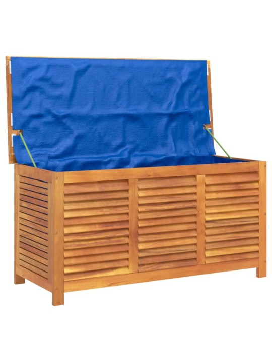Zahradní úložný box s lamelami 113 x 50 x 56 cm masivní akácie