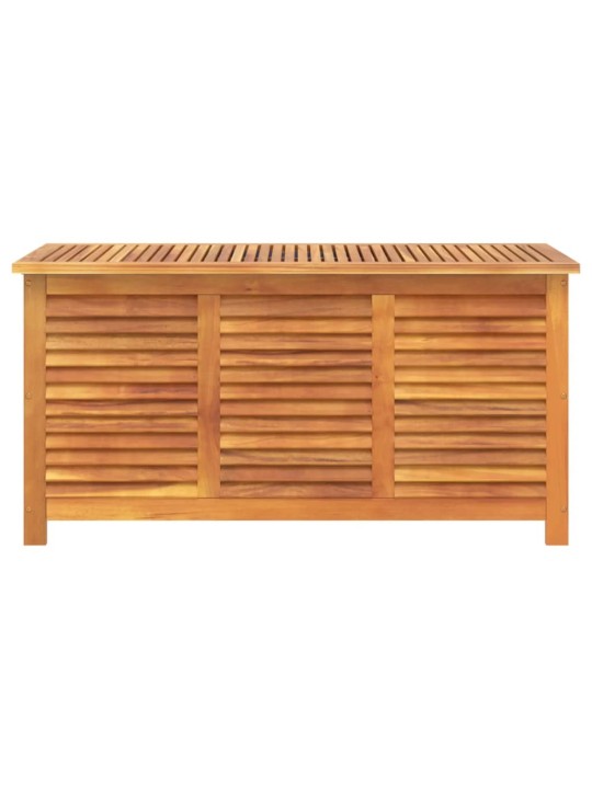 Zahradní úložný box s lamelami 113 x 50 x 56 cm masivní akácie